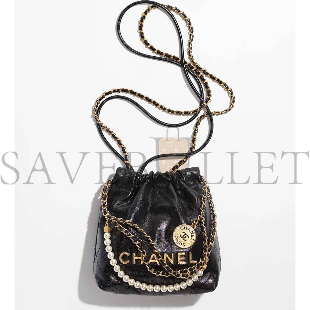 Ch*el 22 mini handbag as3980 b10672 94305 (20*19*6cm)